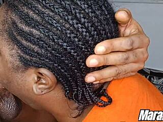 Mara Exotic Delivers Sloppy Blowjob And Deep Penetration Before Bent Over Doggy Creampie With Big Cock