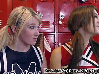 Teens getting that interracial facial cumshot in high definition