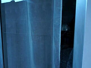 Stepmom leaves door open, exposing hairy pussy to view