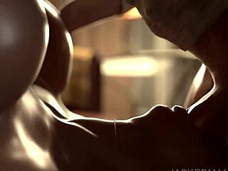 mother convinces son for intense blowjob and fucking with big tits and monster cock