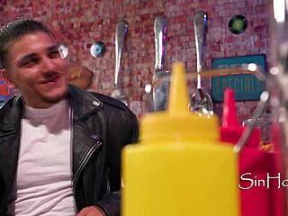 A cup of hot service from a waitress, Anna Claire Clouds and Victor Ray