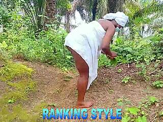 bbw goddess meets stranger in interracial encounter with riding and licking