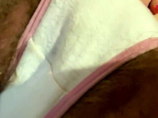 Hey, watch my dirty panty masturbation with hairy pussy