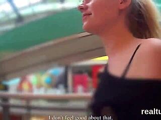 Adorable Czech Girl Teased In Supermarket Then Ridden In Pov With Clothes Ripped