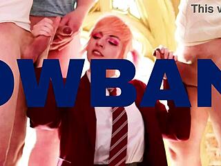 cute british teen with long hair and big tits gets her pussy eaten by amateur guy