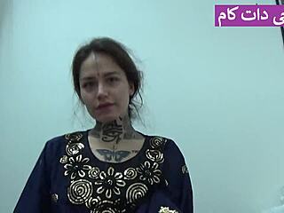 two people enjoying oral activities in the bathroom setting