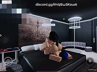 Femboy gets fucked hard in roblox by rich shemale