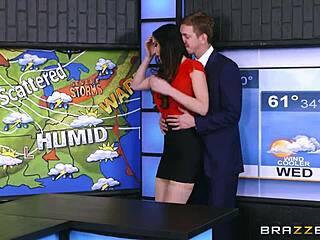 Hot doctor Monique Alexander seduces patient in hospital fantasy with hairy tits and tattoos!