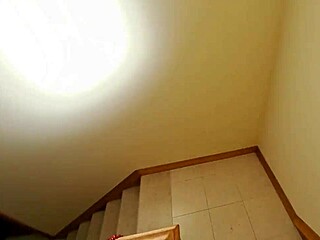 Latina maid with creamy pussy in jeans and flip flops is seduced with a massage