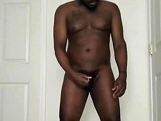 Bodybuilder showcases chest and abdominal muscles in workout decoration part two