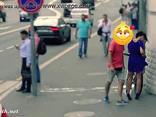 Hidden Cam Captures Jeny Stripping Naked in Public