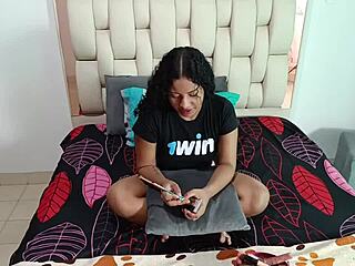 Perverted Stepbrother Fucks His Cute Latina Stepsister's Pussy in Spanish Porn