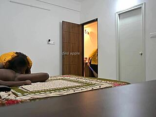 The maid cleaned the room and was paid with a cock