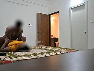 The maid cleaned the room and was paid with a cock