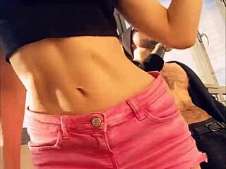 Hot Pornstar Sasha Rose Dances Sexy Striptease