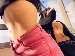 Hot Pornstar Sasha Rose Dances Sexy Striptease