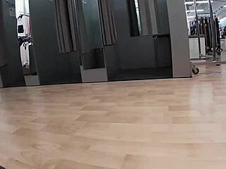 Masturbating in the shopping mall
