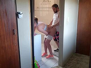 Fucking My Neighbour’s Cheating Wife Hard in Gym Session