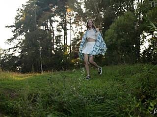 Nature fuels fire for stunning teen Alice Flore