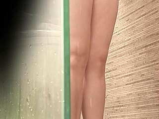 Argentina In The Shower Shaving Her Intimate Area