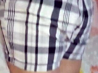 I'M RECORDING MY LATINA STEPMOTHER USING TOYS AND DILDOS!