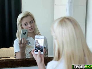 Riley Spreads Wide on Desk for Teacher's Intense Action