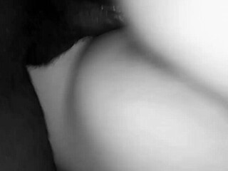 She's riding that big black cock like there's no tomorrow in this intense session