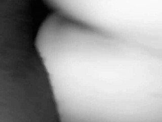 She's riding that big black cock like there's no tomorrow in this intense session