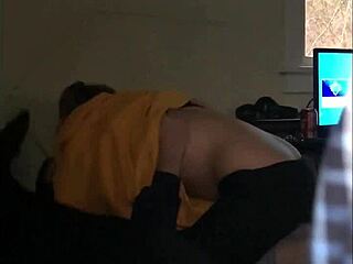 The girl was cheating on her boyfriend on a hidden camera