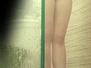 Argentina In The Shower Shaving Her Intimate Area