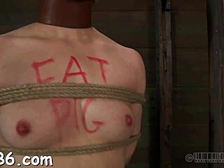 The girl, caught misbehaving, was restrained and punished in a bold way