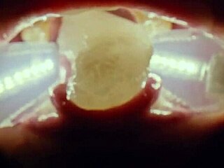 you filthy whore, take this frozen cum bukkake punishment!