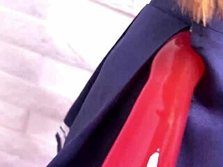 My teacher surprises me with a dildo in the classroom