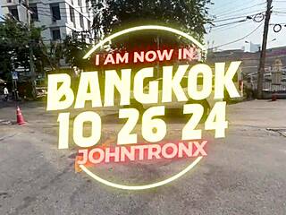 johntronx- skinny petite gets creampie after riding