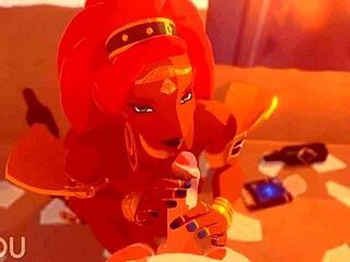 Urbosa Sucking and Fucking Hard Action