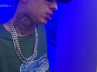 Helyo Carvalho destroys two blondes with blowjobs and doggystyle