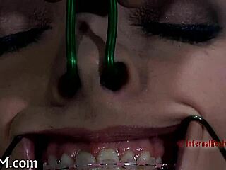 Punishing Chick With Drawings In Rough Oral And Tight Pussy Fucking Session