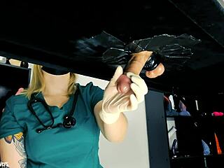 A nurse uses a milking table to drain the loads of her patients