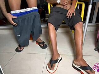 Funkeira FUCKS Novinho On The Balcony!