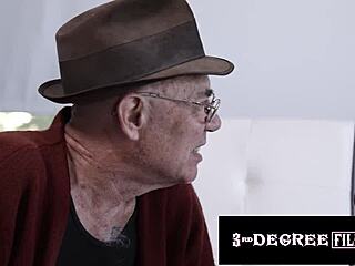 Old Man River loves watching a hot babe get pounded hard!