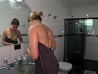 Gabily Castro arrived in mansão to mess around with Binho Ted