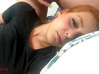 The young and sexy woman likes to suck a dick very much