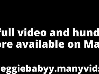 Futa stepsisters humiliate clitty with frotting, CEI, facefucking, cumdump POV on VeggieBabyy ManyVids