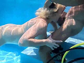 Australian Chick Gets Underwater Fuck and Golden Shower Facial