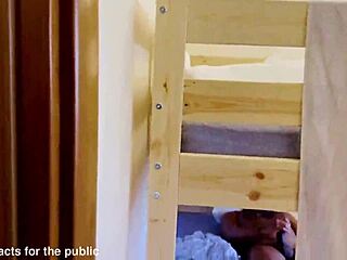 I find my schoolmate jerking off in his room at the party