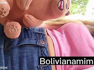 Without panties at the waterfall, I found a guy and sucked his dick.