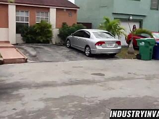 milf pornstar's red-hot public blowjob debut