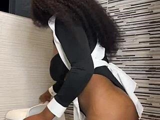 Ebony house maid caught riding her boss full video on xred