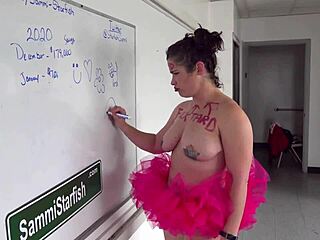 remote controlled milf helpless against humiliation in sexy lingerie