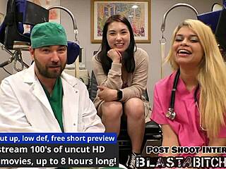 Back shot of Mina Moon getting a cum facial - POV style